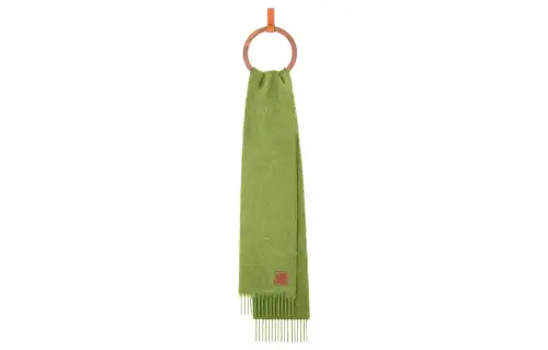 LOEWE Knit Scarves Unisex Green