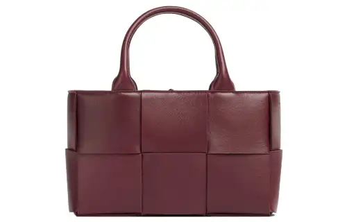 Bottega Veneta Arco Intreccio Tote Bag Mini Barolo