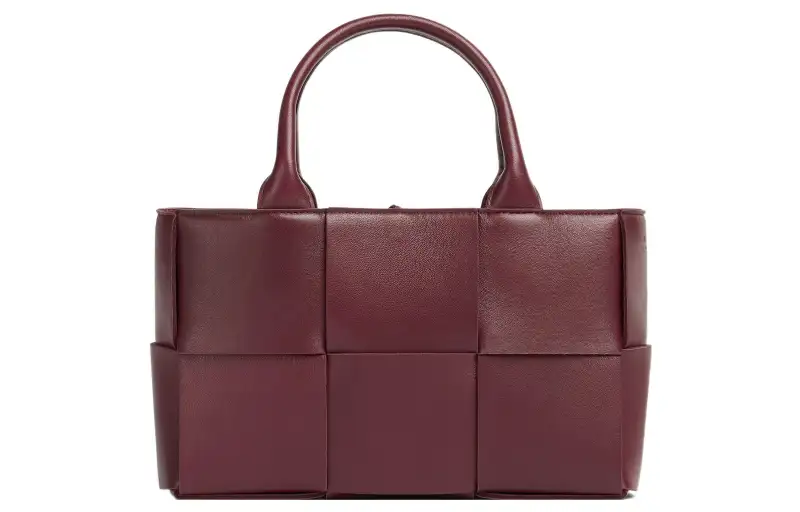 Bottega Veneta Arco Intreccio Tote Bag Mini Barolo