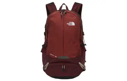 THE NORTH FACE 40L Mountaineering Bag Backpack Outdoor Bag Polyester Dark Red Unisex