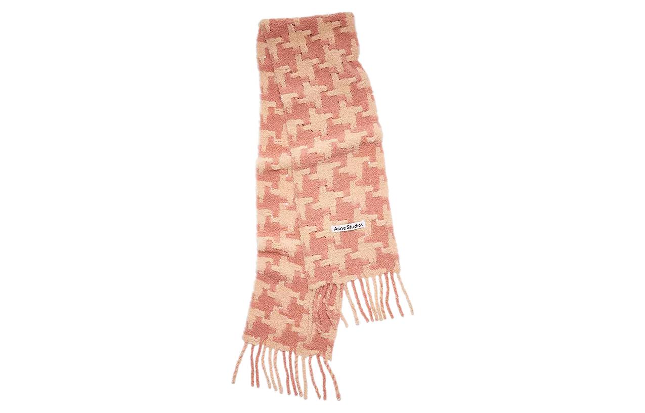 Женский шарф Acne Studios (розовый)