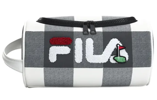 FILA Athletics Pu Storage Bag Handbag Clutch Small Women's Pitch Black