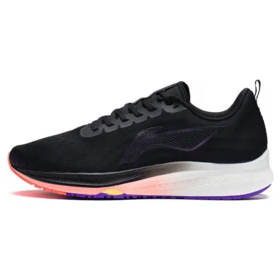 LINING Red Hare 5 Running Shoes Men Low-Top Black White