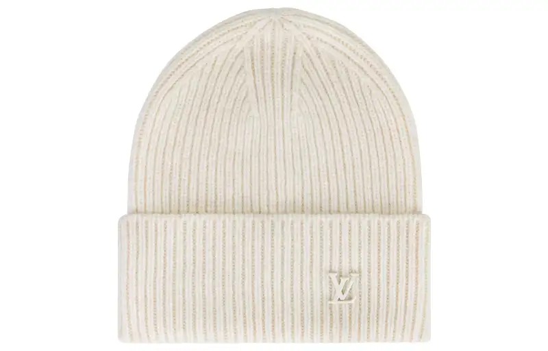 Louis Vuitton 2022 logo-detail beanie
