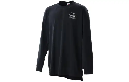 New Balance T Shirts Men's Black Crew Neck Moderate Straight Fit