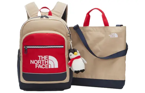 THE NORTH FACE Recycled Polyester Backpack Men's Yellow Red