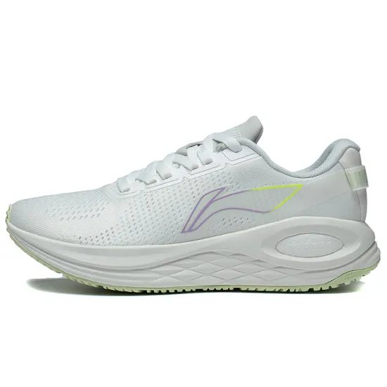 LiNing Furious Rider 6.0 Essential Cushioning Anti-Slip And Wear-Resistant Rebound Low-Top Running Shoes Women's White
