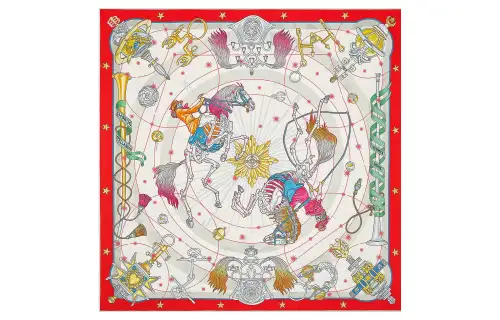 HERMES Starlight Chorus Scarves Women's