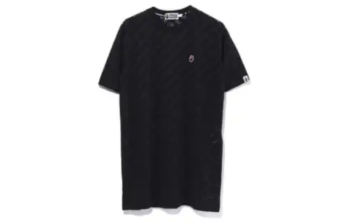 A BATHING APE T Shirts Men's Crew Neck Moderate Straight Fit