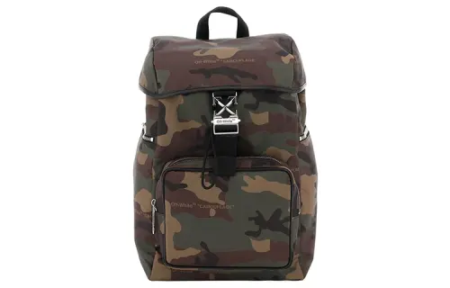 OFF WHITE Arrow Tuc Backpack Camouflage Multicolor
