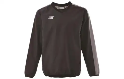 New Balance T Shirts Men's Brown V Neck Moderate Straight Fit