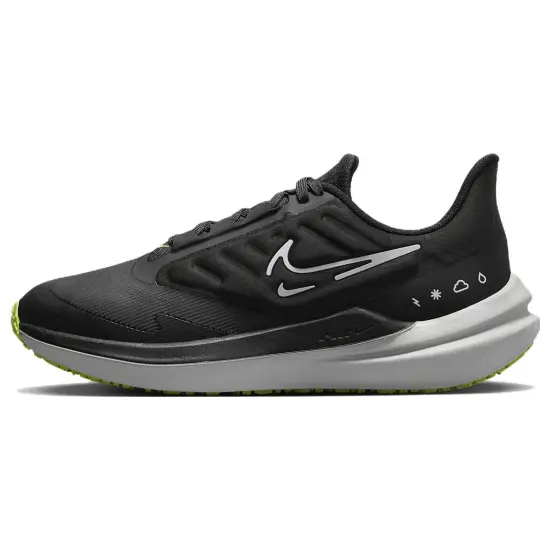 Nike Zoom Winflo 9 Running Shoes Women's Low-top Black/dark Smoky Grey/volt/white