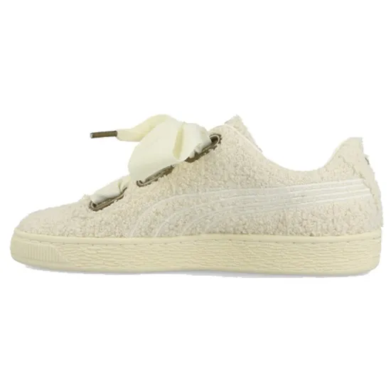 PUMA Basket Series Skateboarding Shoes Unisex Low-top Beige