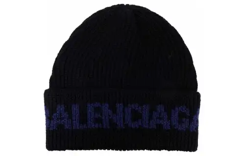 Balenciaga Intarsia-logo Beanie
