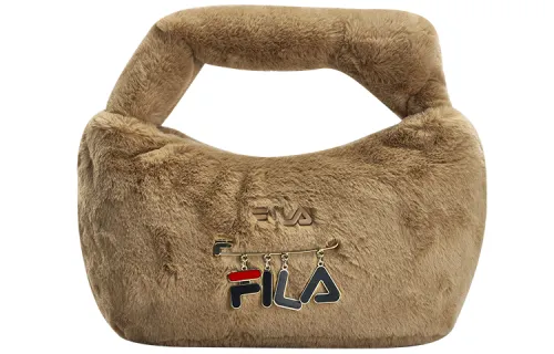 FILA Fabric Shoulder Bag, Handbag, Shoulder Bag Women's Light Brown