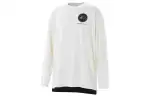 New Balance T Shirts Men's White Crew Neck Moderate Straight Fit
