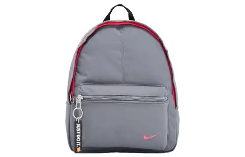 Nike Polyester Backpack Regular Men's Gray