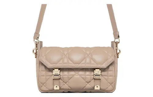 DIOR DiorCamp Cow Leather Handbag, Crossbody Bag, Shoulder Bag Women's Hazelnut