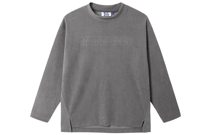 MIND ERROR Straight Fit Long Sleeved T Shirt Unisex
