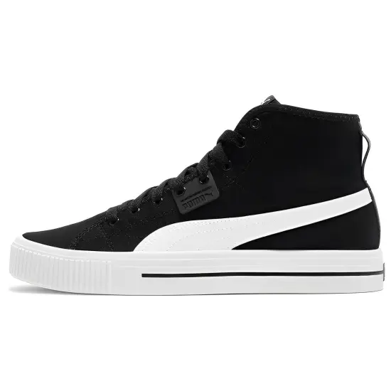 PUMA Skateboarding Shoes Unisex Mid-top Black/white