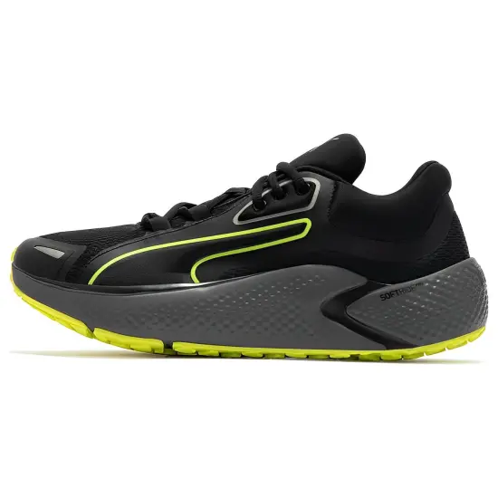 PUMA Softride Running Shoes Unisex Low-top Black/Yellow