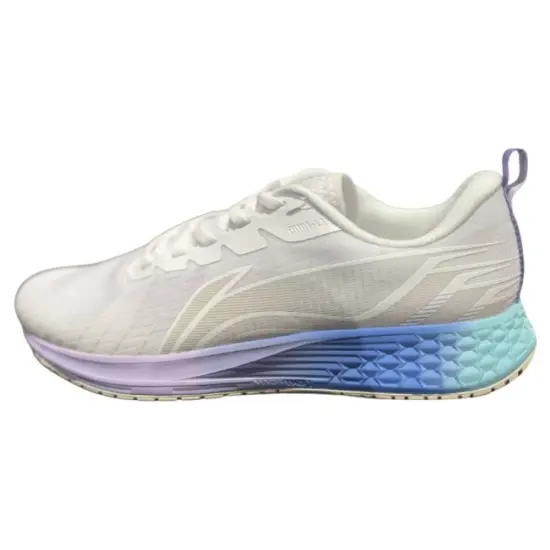 LINING Red Hare 4 Running Shoes Women's Low-Top White Blue/Purple