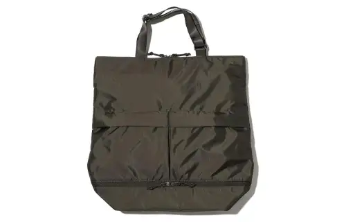 UNIQLO Polyester One Shoulder Handbag Regular Unisex Dark Olive