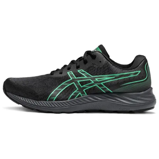 Asics Gel-Excite 9 Running Shoes Men Low-top Black/Green