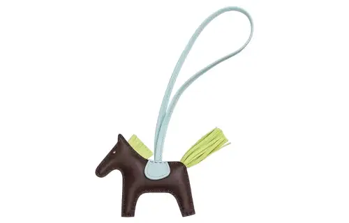 HERMES Charms Unisex Saddle Red/Tender Shoot Yellow/Haze Blue