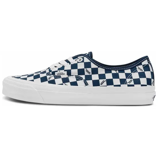 Vans Vault OG Authentic LX Checkerboard Blue White