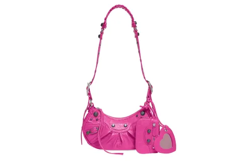 Balenciaga Le Cagole Shoulder Bag Xs Pink