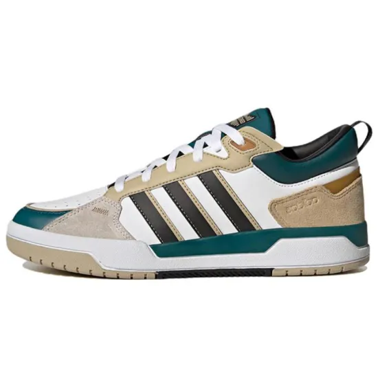 Adidas Neo Neo 100DB 'White Bluegreen Light Brown'