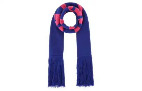 Vetements Logo-Embroidered Knitted Scarf
