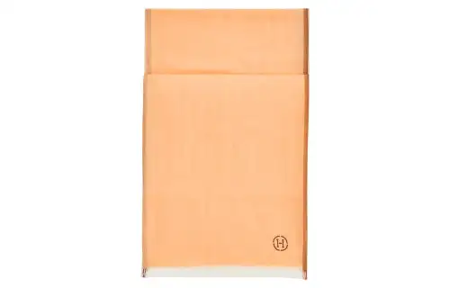 HERMES Knit Scarves Men's Orange