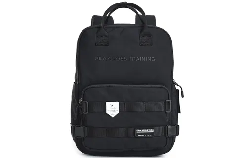 FILA Fabric Laptop Bag Backpack Medium Women's Pitch Black