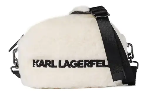 Karl Lagerfeld X Cara Delevingne Logo Embroidered Crossbody Bag