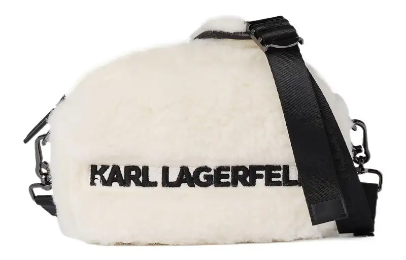Karl Lagerfeld X Cara Delevingne Logo Embroidered Crossbody Bag