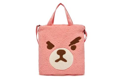 MLB Polyester Tote Bag, Shopping Bag, Shoulder Bag, Crossbody Bag, Handbag Regular Women's Pink