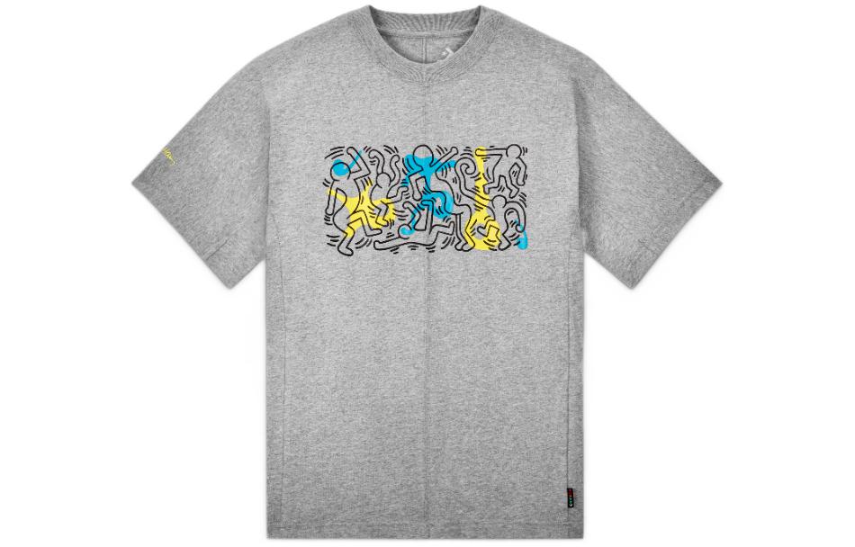 Converse X Keith Haring Collection T Shirt Unisex Gray