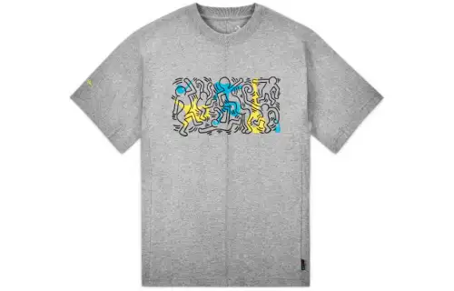 Converse X Keith Haring Collection T Shirt Unisex Gray