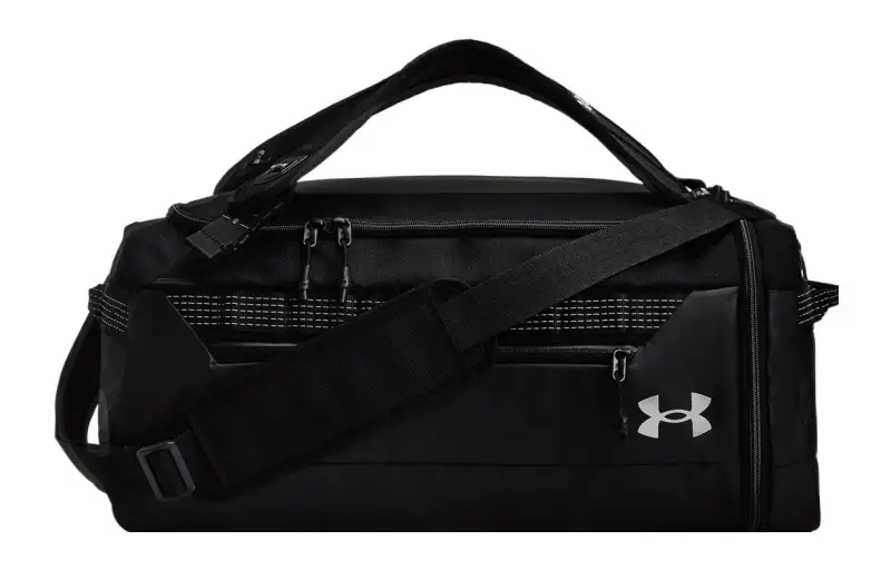 Under Armour Polyamide Handbag, Shoulder Bag, Crossbody Bag, Backpack, Travel Bag, Gym Bag Regular Unisex Black