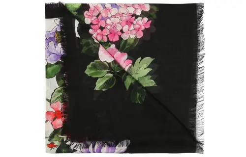 GUCCI Pre Owned Floral print Silk Dress