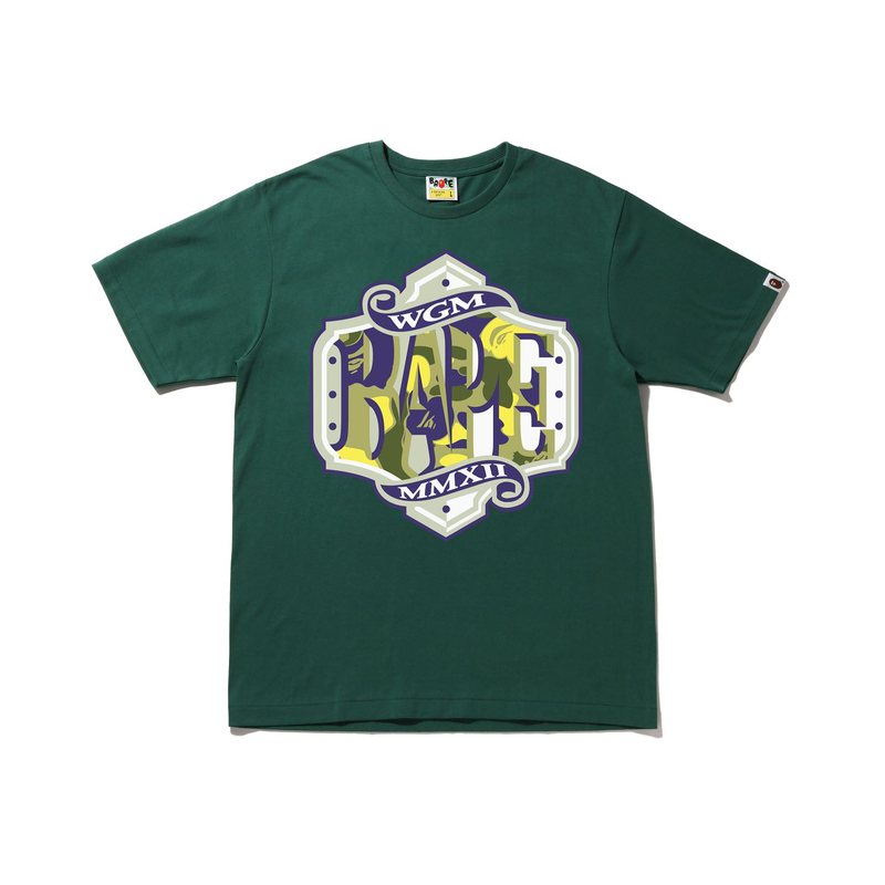 Мужская футболка A BATHING APE A BATHING APE FW22 T (зеленая камуфляжная)