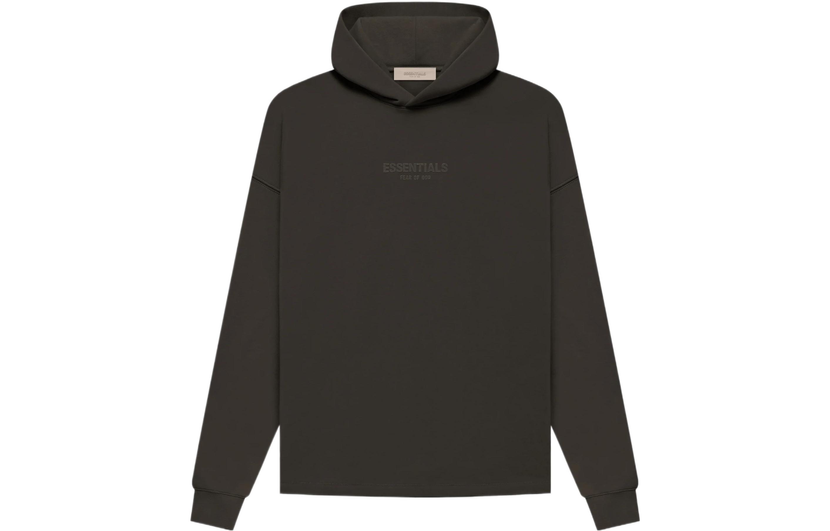 Fear of God Essentials FW22 Relaxed Hoodie Off Black