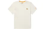 Timberland T Shirts Men's Vintage White Crew Neck Moderate Straight Fit