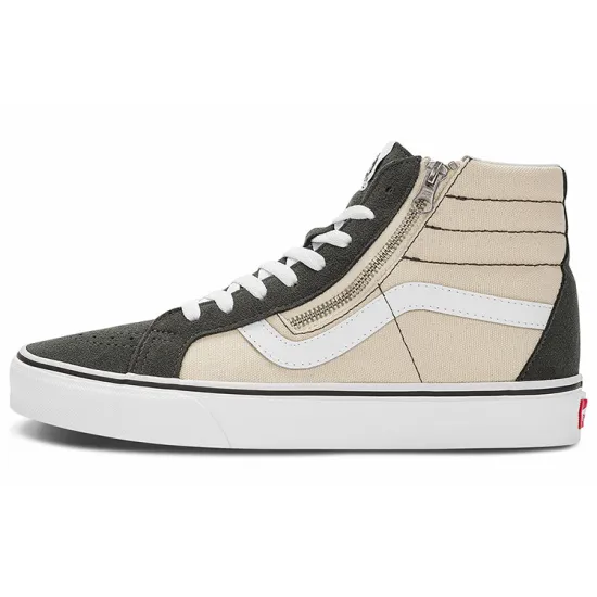 Vans SK8 Skateboarding Shoes Unisex High-top Milk Tea Color