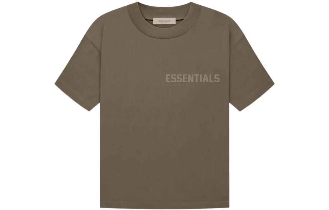 Мужская футболка Fear of God Essentials FW22 (коричневая)