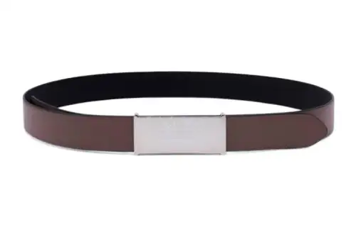 Maison Margiela Engraved logo Leather Belt