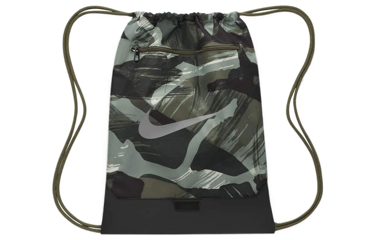 Nike Fabric Backpack Gym Bag Large Unisex Army Green