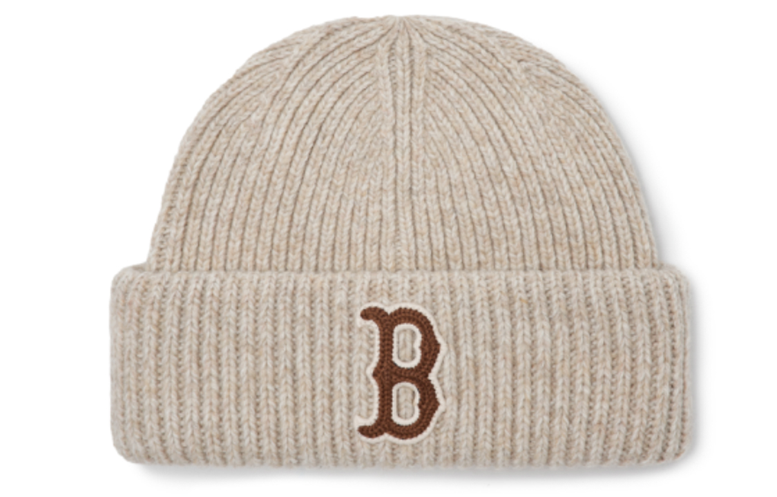 Шапка MLB Knit Beanie (хаки)